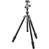 Gitzo GK1545T-82TQD Traveler Treppiede con Testa a Sfera Centrale, Compatto, Ripiegabile e Leggero, Colonna Corta per Inquadrature Raso Terra Inclusa, Serie 1, 4 Sezioni, Fibra di Carbonio