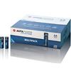 AGFAPHOTO Batterie alcaline 1,5 Volt | Batterie Mignon AA 100 pezzi | Batteria più potente per uso professionale | Batterie AA versatili per vari dispositivi elettronici