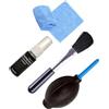 KONTONTY Kit Pulizia Computer 4 Pezzi, Spazzola per Pulizia, Panno Alto Grado, Liquido 20ml, per Schermo e Tastiera