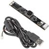 Arducam Modulo fotocamera USB autofocus da 5 MP per Raspberry Pi, 2592 (H) × 1944 (V)@30fps Lightburn Camera con microfono singolo, webcam di dimensioni mini per Linux, Windows e Android