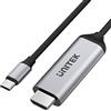 UNITEK USB-C a HDMI 2.0, 1.8 M | V1423A | Risoluzione 4K @60Hz | Tecnologia HDCP 2.3 | Ampia compatibilità con dispositivi come Mac, iPad, XPS, Surface | Design: alluminio e PVC
