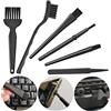 Rianpesn Kit spazzole per Tastiera - Kit di spazzole antistatiche in Nylon Portatile Multiuso 6 in 1 | Adatto per Computer, Tastiera, Laptop, Schermo, Elettronica, Obiettivo della Fotocamera