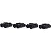 Sosoport 4 Pz telescopio potente binocolo cinturino per binocolo binocoli per per visione notturna night tascabile per concerto Black