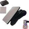 Generisch Set di clip per riflessione a specchio, per smartphone e fotocamera | con clip riflettenti, per fotocamere smartphone, regolabile, angolo regolabile, riflettore stabile, colore nero/bianco