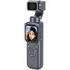 Annadue Videocamera Portatile, Videocamera per Vlogging 4K 64MP con Touch Screen da 1,72 Pollici, Rotazione Automatica a 330 Gradi, Registrazione Al Rallentatore Time Lapse