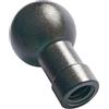 Oxxggkao Adattatore per testa a sfera in alluminio 13/17/15/20/25 mm a 1/4 Mount Supporto per telefono per moto Staffa per auto Supporto per fotocamera in alluminio giunto a sfera per fotografia