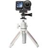 Generic Treppiede di estensione per fotocamera, mini selfie stick per ripresa, impugnatura per Insta360 per DJI Action Pocket Camera Accessori (bianco)