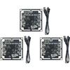 Qsvbeeqj 3 moduli di fotocamera USB OV9732 1MP 720P obiettivo da 100 gradi per immagini ad alta risoluzione in vari ambienti