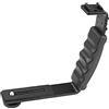 CQEAZ DSLR Camera L-Staffa Video Maniglia Luce Con Cold Shoe Mount 1/4 Adattatore Per Liscio 4 3