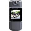 Jayruit Videoregistratore portatile HD 1080p, con obiettivo girevole a 180°, connessione mobile WiFi, batteria 1000mAh, schermo da 1,54 pollici per ciclismo, motociclismo, consegna cibo