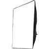 DynaSun SB1007 Softbox Bank Studio Pieghevole, Portatile, 40x60cm con Attacco E27 per Lampada e Flash, Nero