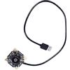 Fabater Scheda Webcam per Fotocamera, PCB con Distorsione di 120°. Buona compatibilità Modulo Fotocamera USB per Laptop