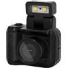 Giwnhvx Mini SLR Style Camera Cmos con luce flash e dock di ricarica Videoregistratore portatile DV 1080P con schermo LCD A