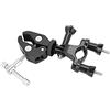Qiilu Supporto per Stabilizzatore Cardanico per Action Camera da Esterno per Biciclette da Ciclismo