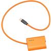 Tomvorks Cavo Adattatore di Alimentazione PD Tipo C per GH6 GH5 II DC-S5 S5 II S5 IIX GH5II GH5M2, Cavo di Alimentazione a Batteria Fittizia Leggero per Lavorare a Lungo con Power Bank, Ideale