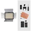 JOJIDE YN300 III YN-300 III 3200k-5500K Fotocamera CRI95 Luce video LED opzionale Con adattatore di alimentazione CA + KIT batteria(300III (F750))