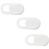 Justjack Copertura per webcam (3 pezzi) - Slider per copertura privacy - Laptop & Tablet - Bianco