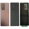 Algasan Showgood - Custodia posteriore in vetro per Samsung Galaxy Z Fold2 Fold 2 F916 F916B F916U + obiettivo fotocamera (oro)