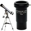 Generico Barlow Lens 1.25 Glove Telescope, Lente Barlow 2x | Customs Acromatic Hillow Lens 5x Telescopic Okular, Metal Moon Filter Con Interfaccia Di Connessione Thread M42 Per La Fotografia
