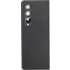 Generic Cover Posteriore in Vetro per Telefono Copertura Preinstallata per Fold 4 F936, Kit Cover Posteriori (BLACK)