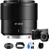 TTArtisan Obiettivo 23 mm F1.8 APS-C autofocus AF ritratto per Sony E Camera Lens A7C A7CR A7MV A6600 A6400 A5100, NEX Series, ecc