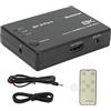 Akozon Selettore Splitter Switcher 8K Ultra HD con 3 Ingressi 1 Uscita, Supporto 120Hz 4K e 60Hz 8K, Compatibile HDR e HDCP2.3 per PS4, Lettore DVD, Interruttore di Controllo Remoto