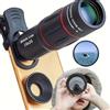 ZHENGE Teleobiettivo zoom ottico 18X con stabilizzatore per treppiede, accessorio universale per fotocamera per smartphone
