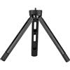 HUIOP Treppiedi HUIOP Treppiede pieghevole da tavolo in lega di alluminio con 1/4 di montaggio a vite Design della gamba per fotocamera DSLR Stabilizzatore luminoso a LED per smartphone Max. Carica 15 kg