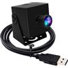 ELP 1080P 120fps USB Fisheye Camera per Computer Webcam 11.6MP Videocamera PC ad alta velocità Videocamera Web grandangolare per computer desktop Telecamera di sicurezza USB industriale Mini
