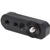Sxhlseller Scheda Adattatore per Ingranaggio con Piastra Espansione Stabilizzatore per Fotocamera in Lega Nera per Weebill S/per 3S/per Gru con Foro per Vite Universale 1/4 Pollici, 3/8