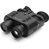 STRAFBRG Ambito di visione notturna, Occhiali for visione notturna 1080P Zoom digitale 8X A mani libere a infrarossi Binocolo for visione notturna montato sulla testa Display 3D Portata notturna 250M Ricerca a