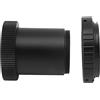 Topiky Anello Adattatore da SCT a T2, Anello Adattatore T2 per Fotocamera SLR con Attacco EF, Adattatore per Fotocamera SCT per Telescopio Astronomico, Nero