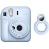 MUZIRI KINOKOO Obiettivo da vicino compatibile per fotocamera istantanea Fuji Instax Mini 12 con specchio autoritratto - Fuji Mini 12 Selfie Lens Selfie Mirror - Bleu