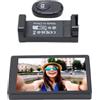 Denash Schermo Selfie per Telefono 4K con Telecomando Bluetooth, Monitor Posteriore da 3,97 WiFi 5G 2.4G per Vlogging e Live Streaming