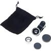 Limtula della fotocamera del telefono cellulare Grandangolo Fish Eye Clip portatile per fotocamera Clip per fotografia creativa 3 in 1
