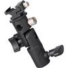 TQUXNGA Staffa di supporto per luce lampeggiante a scarpa fredda Supporto per ombrello riflettente per accessori da studio fotografico regolabile in altezza