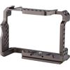 ZHFGJKSO Compatibile con kit gabbia for fotocamera con manico in legno for Sony A7R III A7 II A7III, impianto video in lega di alluminio(Black-Type 3)