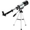YangRy Astronomical Telescope, 300/70 mm Refractor Telescope 150X monocular Telescope with Tripod and Lunar Filter for Beginner Children YangRy