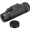 Ruiseawing Binocolo portatile ad alta potenza, 40 x 60, monoculare, compatto, con lente a prisma BAK4, con bussola, adattatore per smartphone e treppiede