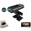 DIGNIFE Action Camera, Action Camera, Telecamera subacquea Ultra HD, Mini telecamera di sicurezza domestica 1080P HD Wireless Vista remota Telecamere super mini Nanny Cam Piccolo registratore(Camera add 32G)