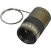 LIFKOME Monoculare Tascabile da Campeggio 2,5x 17,5mm Khaki Leggero | Anello per Dito Integrato, Fuoco Rotante, Visione a Lunga Distanza, Metallo e Plastica