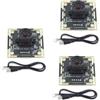 Tolaily 3 x modulo fotocamera 100 gradi OV9732 con cavo da 3 metri 1280 x 720 30 fps, per DIY Autodarts.IO, chiavetta USB gratuita