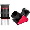 Generico Telescope Accessories， Oculare telescopico 1.25 68 gradi 6mm + SV188P Set di accessori for specchio Zenith for astronomia,for Zenith Mirror