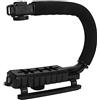 Tonysa Stabilizzatore Portatile, Maniglia per Stabilizzazione 'azione Video, Maniglia Comoda, Supporto Fotografico per Fotocamere DSLR con Supporto, Adatto per Fotocamere, Videocamere