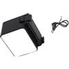 FHGSPQWM Ricarica Rapida Fotocamera Riempimento Luce Attacco Design 3 Livelli di Luminosità Regolabile Portatile Per Le Riprese Apparecchiature ABS+PC Fotocamera Luce