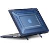 V-MOTA Shell Case Designed for MacBook Air 13 (2018/2019/2020/2021/2022 A2337 M1 A2179, A1932), Hold in Hand Put in The Box,Slim Rubberized TPU Bumper Cover (Blue)