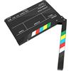 RASTKY Film Action Professional Clapperboard 30x25cm Direttore Video Scene Clapperboard Acrilic + Film Slate Action Scene Clapper + Electronics/Camera e Foto/Accessori/Darkroom