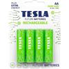 TESLA Batteria ricaricabile AA (HR06, batteria a matita, blister) 4 pezzi