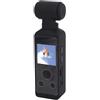 Fockety Videocamera per Vlogging 4K, Action Camera WiFi Portatile, Fotocamera Grandangolare con Obiettivo Rotante a 270 Gradi, Microfono Esterno e Custodia Impermeabile