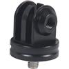 NovelGoal Adattatore di conversione base monopiede Adattatore per treppiede 1/4 M5 M6 Supporto per montaggio compatibile con GoPro 13 12 11 10 9 8 Accessori per fotocamera (tipo B, vite 1/4)